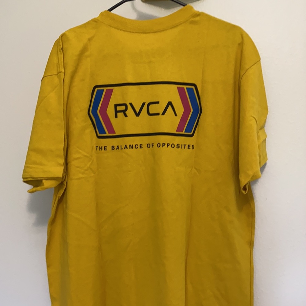 RVCA mustard shirt